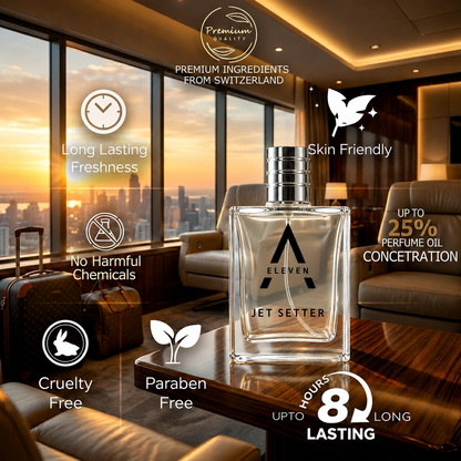 A Eleven - JET SETTER Inspired By Paco Rabbane one Million Perfume ( Worn by Ed Sheeran ) Eau De Parfum